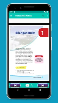 Buku Siswa Matematika Kelas 6 android App screenshot 0